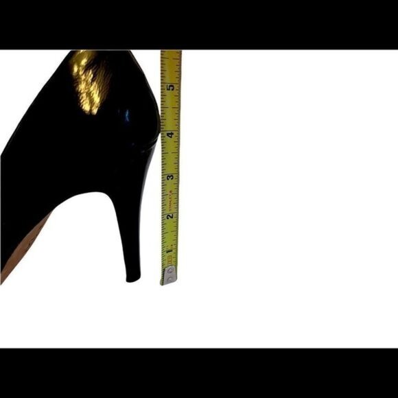 VIA SPIGA WOMENS PATENT LEATHER HEELS BLACK SIZE 8M - Picture 6 of 8